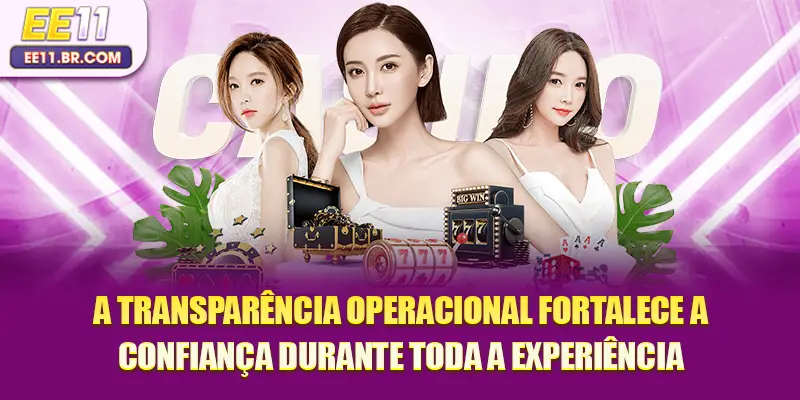 A transparência operacional fortalece a confiança durante toda a experiência